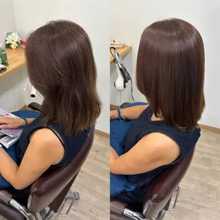 ミディアム 安成夏音 モデル募集中のヘアスタイル