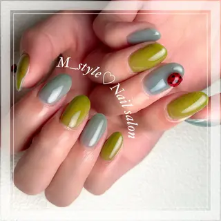 ショート ネイル 下妻市ﾈｲﾙｻﾛﾝ M_styleのネイルデザイン