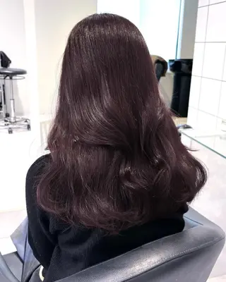 ロング カラー 表参道♡暗髪^ྀི 艶カラー♡アユミのヘアスタイル