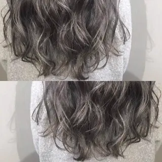 ロング カラー パーマ ヘアアレンジ tocca所属・毎月通える価格♪ 杉本真基のヘアスタイル