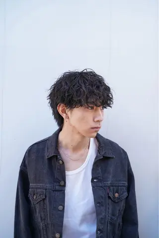 パーマ メンズ 当日予約⭕️ fifth渋谷太田のヘアスタイル