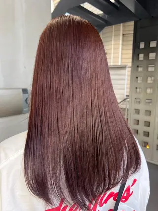 セミロング カラー 菅野 杏実のヘアスタイル