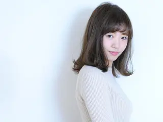 ミディアム カラー ✨ブリーチなし透明感 カラー✨ゆりかのヘアスタイル