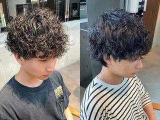 パーマ メンズ ⭐️店長⭐️ 小淵陸玖のヘアスタイル