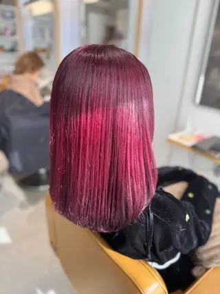 セミロング 前田 美桜のヘアスタイル
