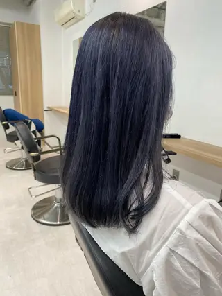 セミロング カラー ハイトーン特化🌟 仲川和人のヘアスタイル