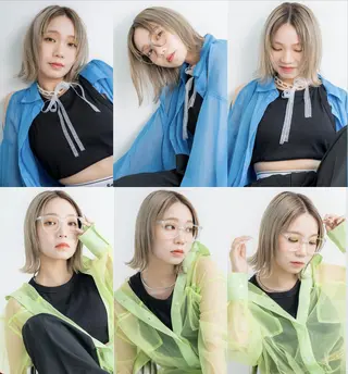 ショート カラー SOURCE 堺東のヘアスタイル