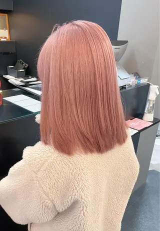 セミロング カラー ひなた /ᐠ. .ᐟ\ Ⳋのヘアスタイル