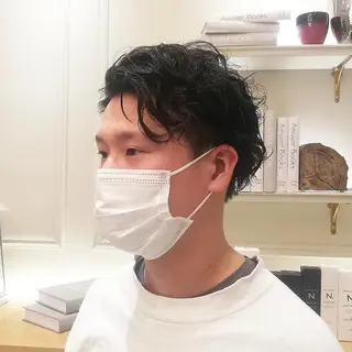 ショート メンズ パーマ AUBE HAIR shinjuku所属・🌺夏の褒められヘア 🌺 NAO のヘアスタイル