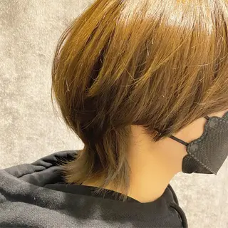 ミディアム 韓国トレンドヘア しゅーやのヘアスタイル