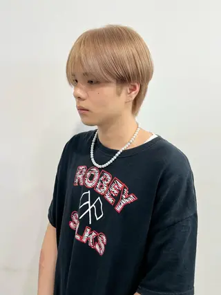 ショート カラー 🥃ベージュ/ ボブ🥃Yujiroのヘアスタイル