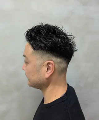 メンズ パーマ 鳥取のなんでも美容師 松井たかゆきのヘアスタイル