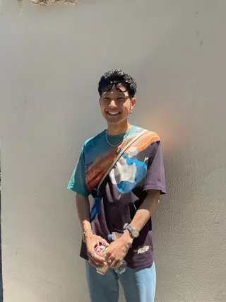 パーマ メンズ 西村 友佑のヘアスタイル