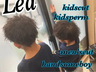 メンズ キッズ Hair room Leaのヘアスタイル