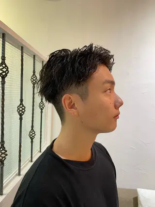 パーマ メンズ Men's hair salon First 中百舌鳥店所属・First なかもず 店 YUKIのヘアスタイル