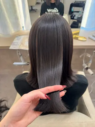 ミディアム カラー りん/ハイトーン💖 🌈髪質改善✨️浜松のヘアスタイル