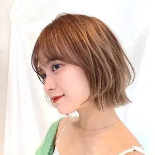 ミディアム カラー パーマ ヘアアレンジ レイヤーカット/ボブ /縮毛矯正✨大輝のヘアスタイル