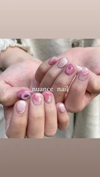 ネイル 淡色ネイル 🎀moeのネイルデザイン