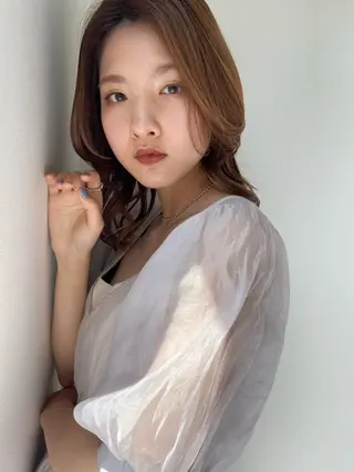 Lamana所属・透明感カラー/ 加瀬たまものヘアスタイル