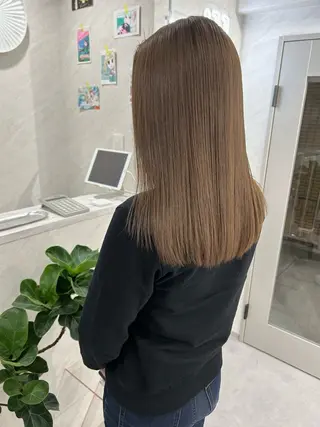 ロング カラー 髪質改善will hairdesignのヘアスタイル