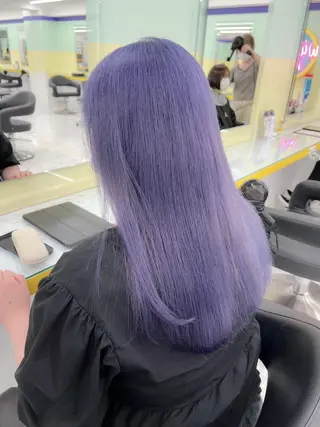 セミロング 🎀愛されピンク ラベンダー💜ゆいのヘアスタイル