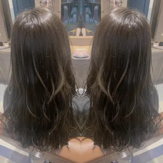 ロング カラー 韓国🇰🇷 ✂︎hair 内田愛のヘアスタイル