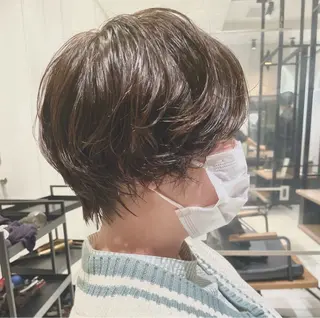 ショート パーマ 🫧🌼k Serena🌼🫧のヘアスタイル