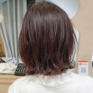 ミディアム Lond jeloud 名古屋所属・髪質改善 の達人/杉原碧仁のヘアスタイル