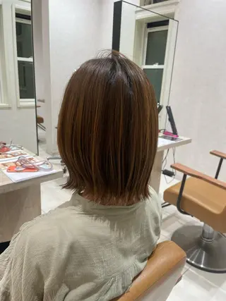 ミディアム 海老名で韓国風 HANA🌷のヘアスタイル