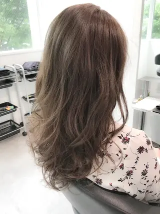 ロング カラー Lehm所属・表参道/さあ や/大人ナチュラルのヘアスタイル