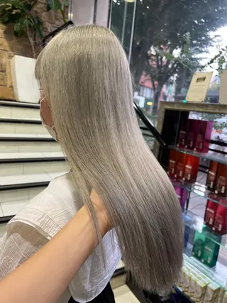 ロング 韓国🩶Y2Kネイル 💫くれはのネイルデザイン