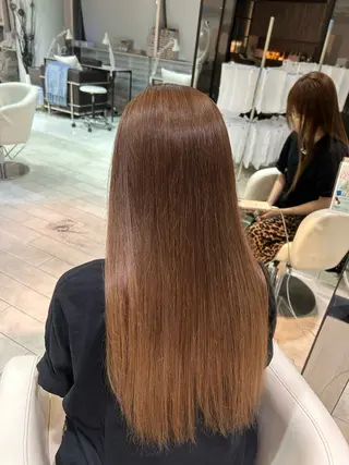 ロング 土田 アキナのヘアスタイル