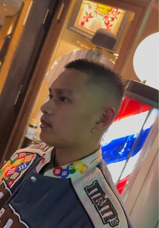 ショート ヒロ銀座バーバーショップ大宮店所属・ヒロ銀座メンズカット 酒井悠成のヘアスタイル