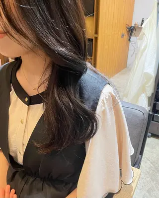 セミロング NARISA カットモデル募集中のヘアスタイル