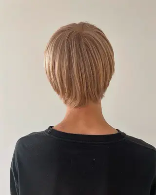 ショート カラー ケアパーマ/ブリーチ daisukeのヘアスタイル