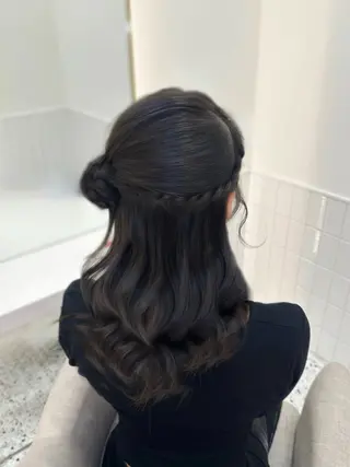 ロング カラー ヘアアレンジ 🎀ちゃん りお🎀のヘアスタイル