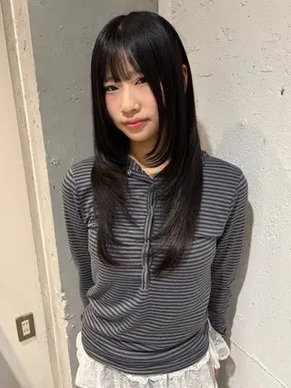 ロング カラー Juna✂️ レイヤー / ボブのヘアスタイル