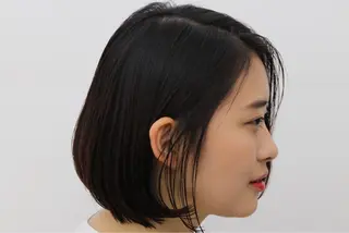 ショート 本山　くせ毛のカット 尾島光季のヘアスタイル