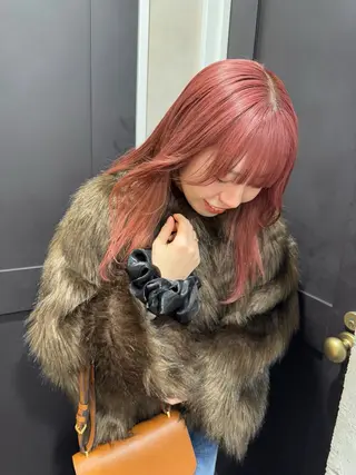 ロング カラー ayaka/暖色 /ニュアンスボブのヘアスタイル