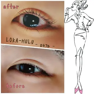 マツエク・マツパ LOKA-HULU  ロカフルのマツエク・マツパデザイン