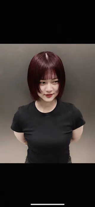 ショート こせ 煌星のヘアスタイル