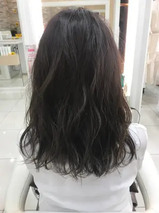 セミロング 大澤 碧のヘアスタイル