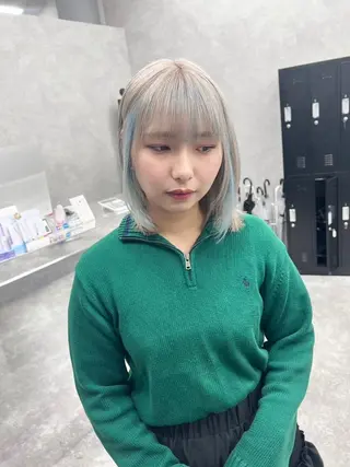 ロング H西梅田所属・カラー専門H西梅田 tagaのヘアスタイル