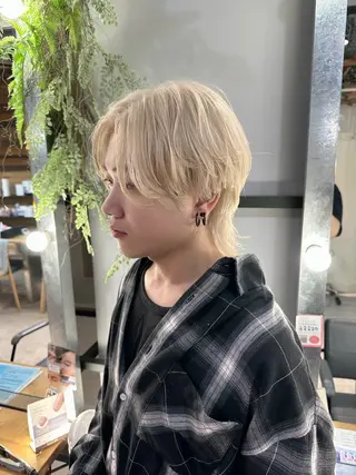 カラー メンズ 溜 一太のヘアスタイル