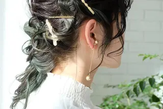 セミロング 🥛洒落髪小顔cut なら龍崎🥛のヘアスタイル