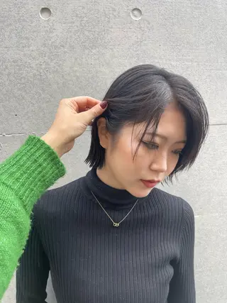 ショート パーマ イージーパーマ募集 平口はのんのヘアスタイル