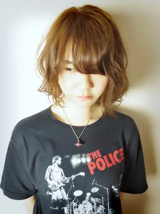 ショート カラー パーマ ✨U-topia渡邉 大樹【公認資格有】✨のヘアスタイル