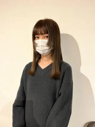 セミロング カラー ショート/パーマ/ カラー/FUKOのヘアスタイル