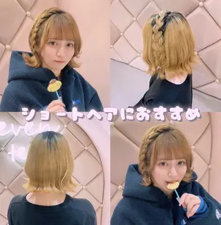 ショート 🎀ふわふわアイドル ヘアメ🎀AYANEのヘアスタイル
