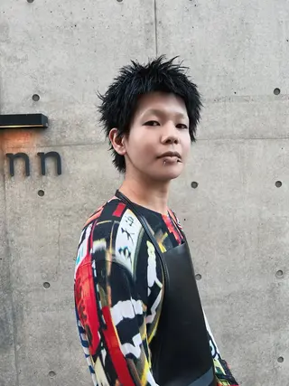 ショート メンズ 大阪メンズパーマ /スパイキー/らいのヘアスタイル